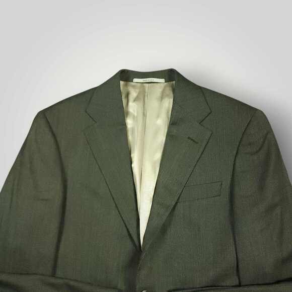 Hickey Freeman Blazer Sport Coat Mens 36R Lindsey Worsted Wool Birdseye USA - Picture 6 of 10